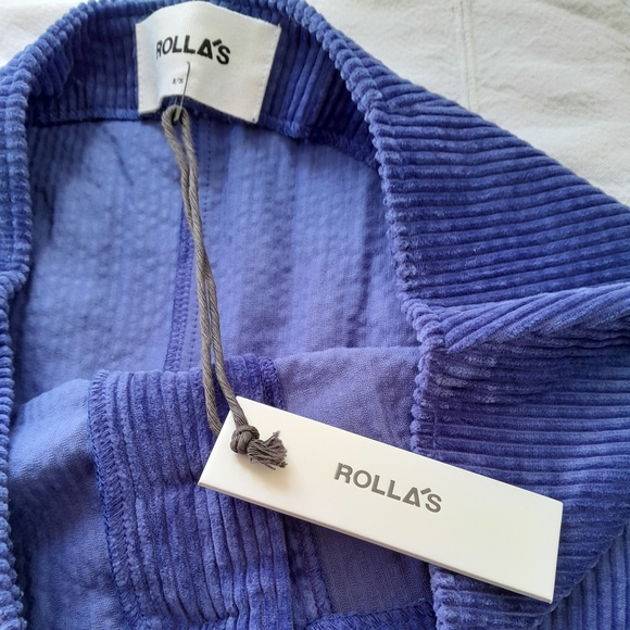 ROLLA'S NWT Francoise Cord Mini Skirt in Electric .. Small - Picture 6 of 16